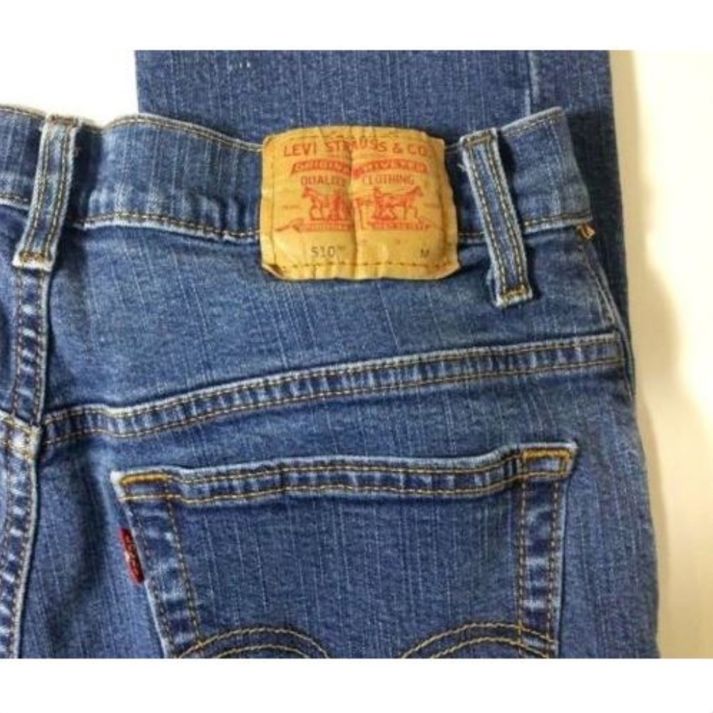 *SOLD* Levi's 510 Size 8 Classic Slim Blue Jeans - Picture 5 of 8